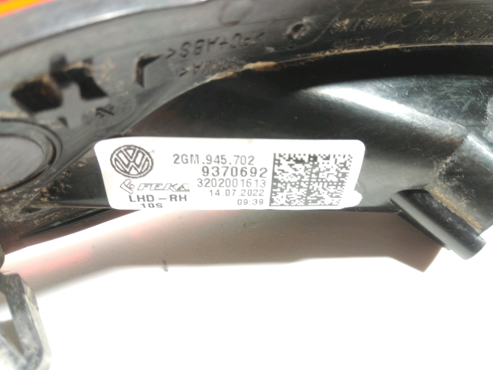 Feu de brouillard arrière droit