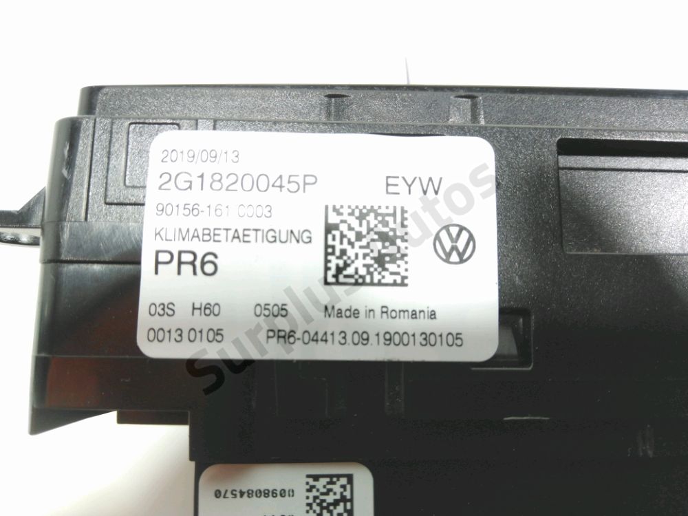 Commande de chauffage