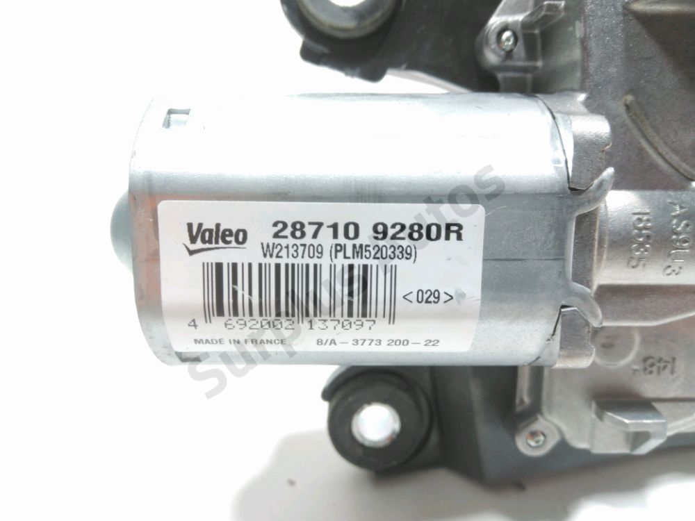 Moteur d'essuie glace arrière