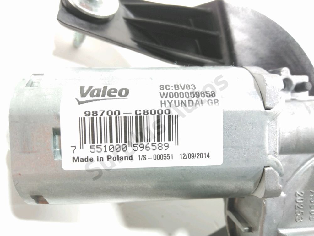 Moteur d'essuie glace arrière