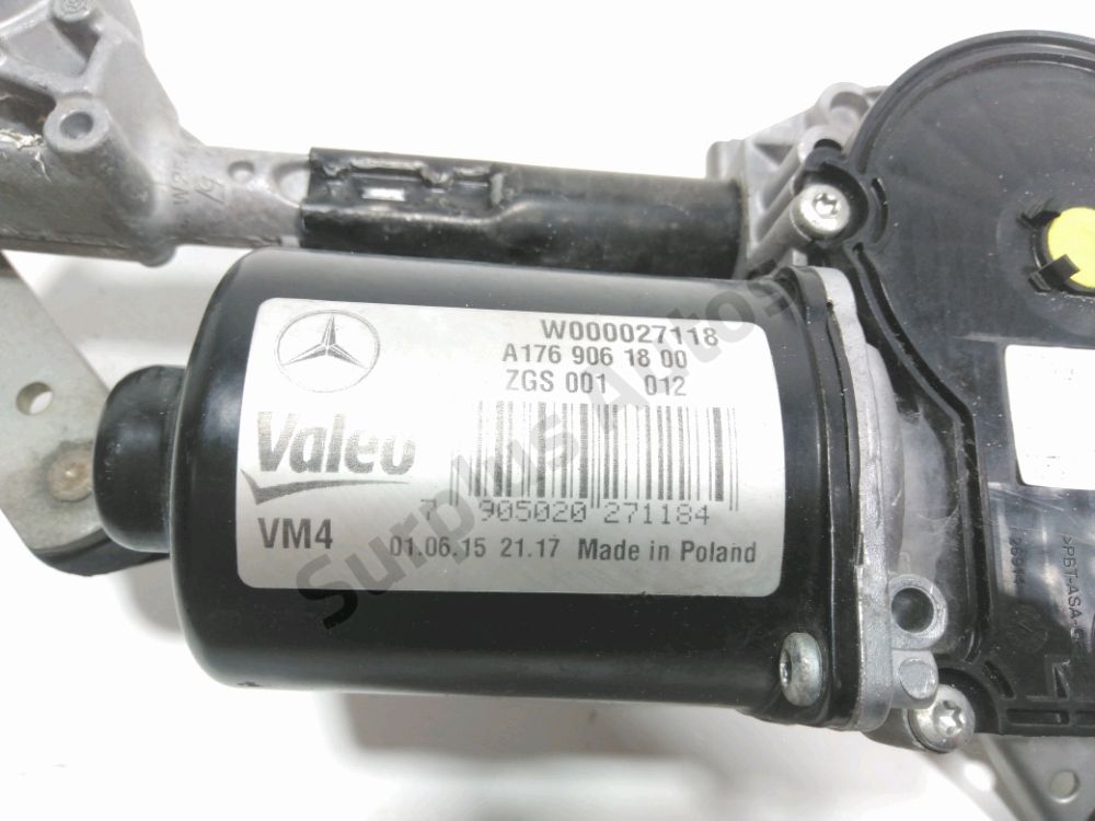 Mécanisme + moteur d'essuie glace avant