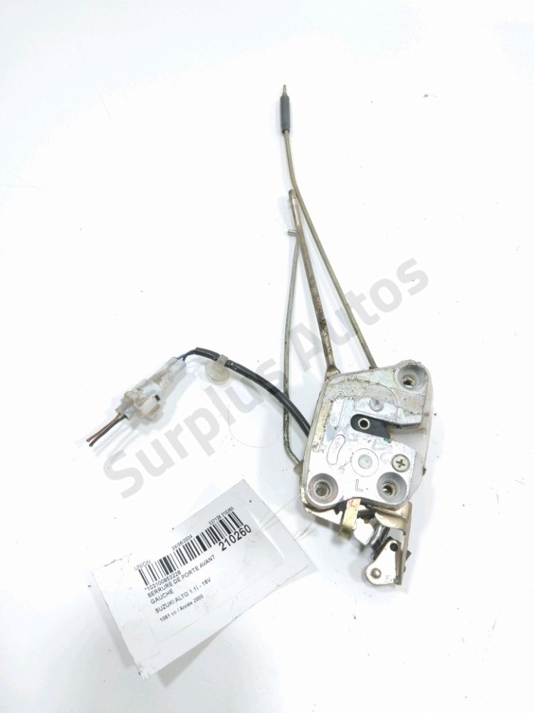 Serrure de porte avant gauche