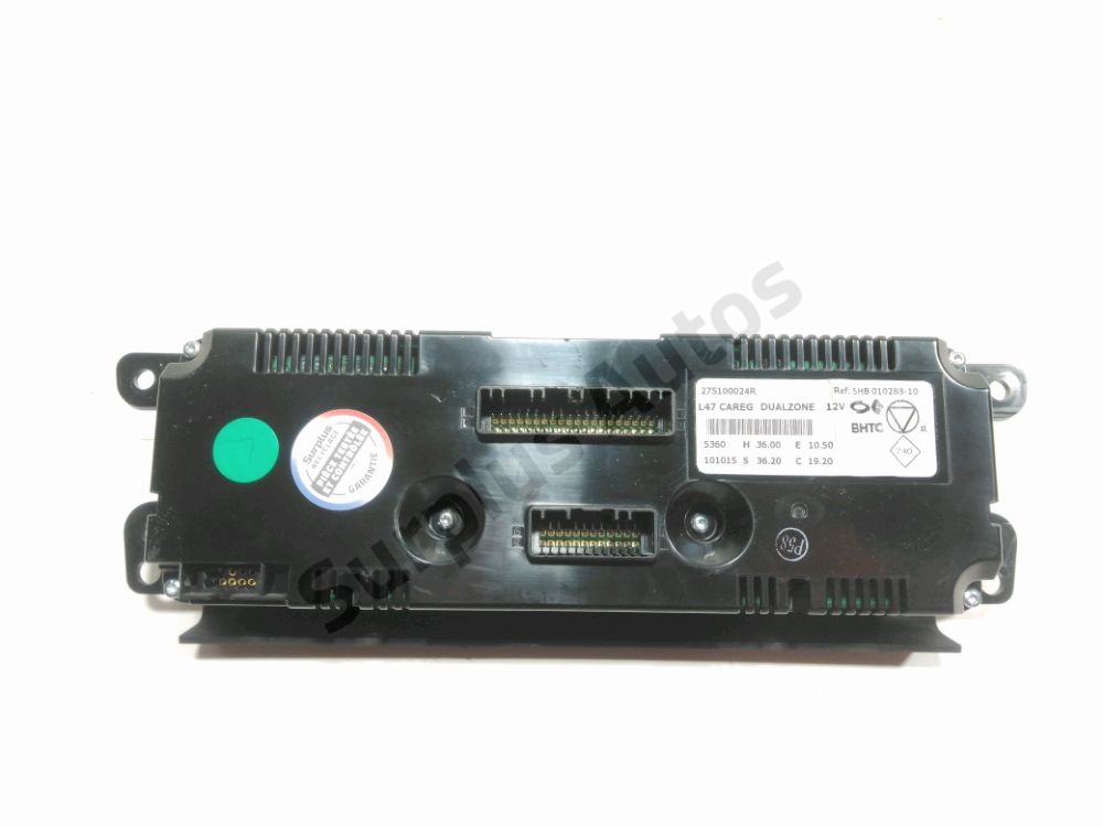 Commande de chauffage