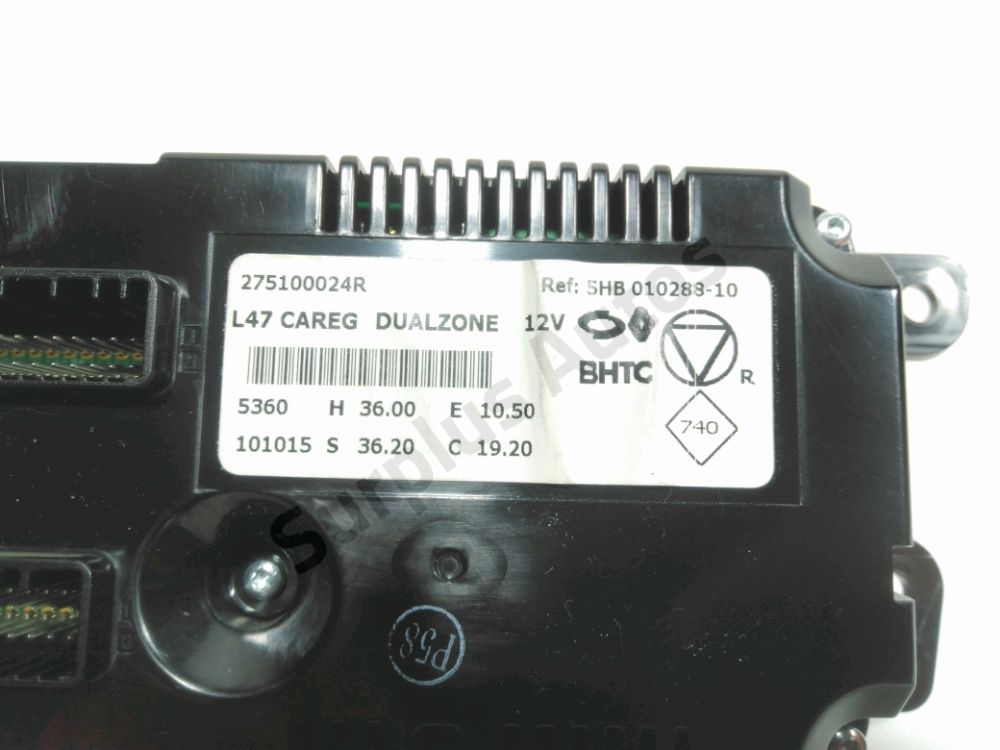 Commande de chauffage