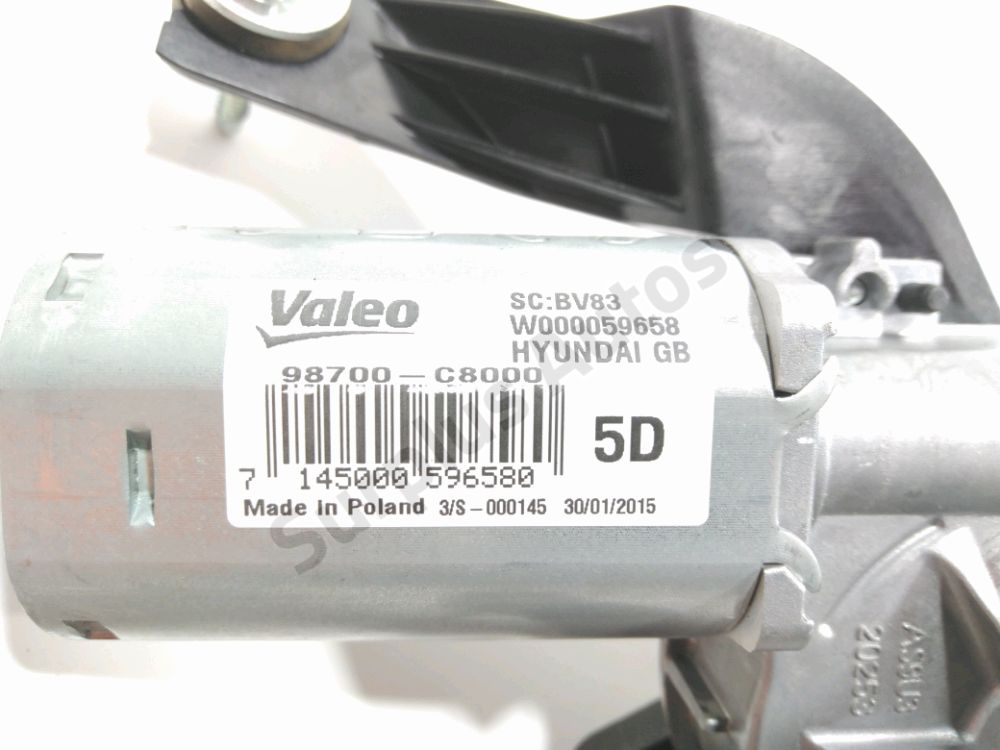 Moteur d'essuie glace arrière