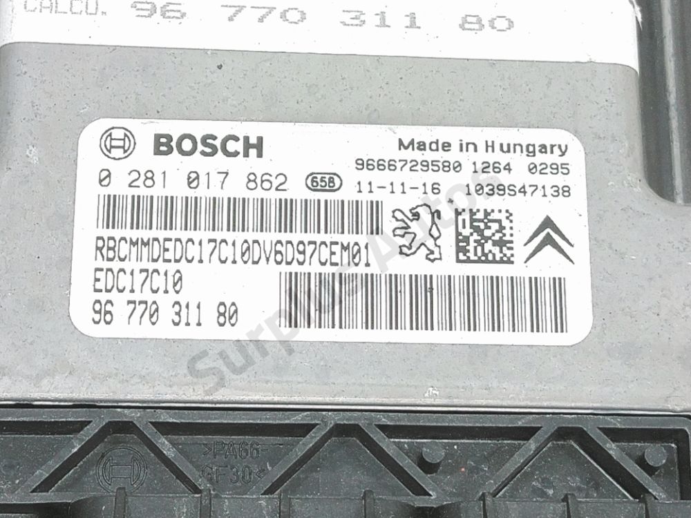 Calculateur moteur