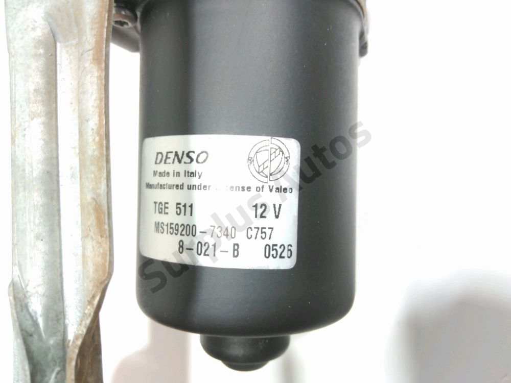 Mécanisme + moteur d'essuie glace avant