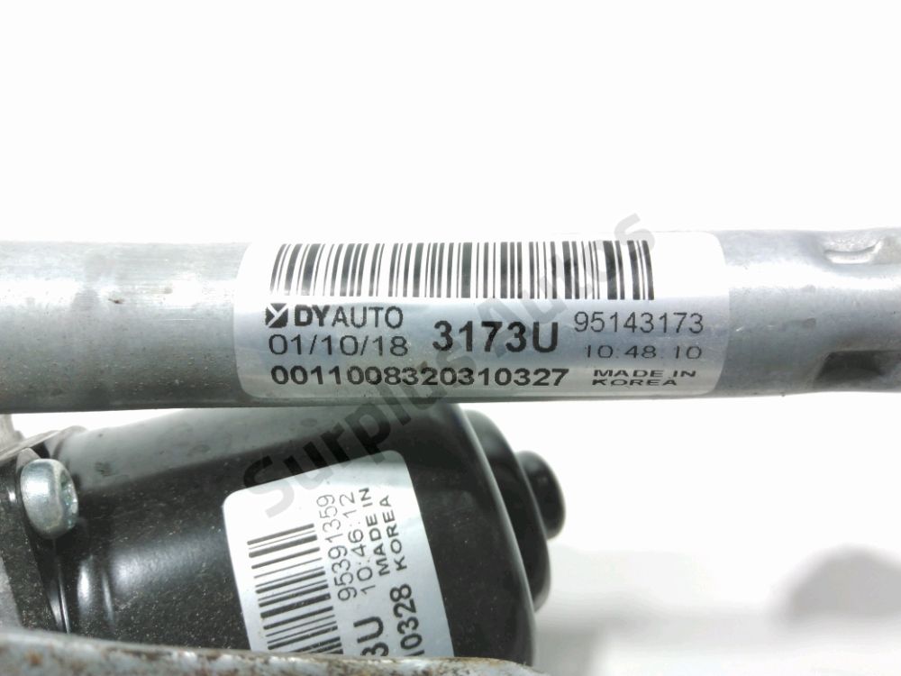Mécanisme + moteur d'essuie glace avant
