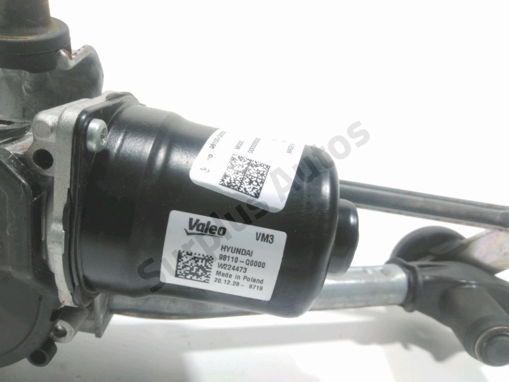 Mécanisme + moteur d'essuie glace avant