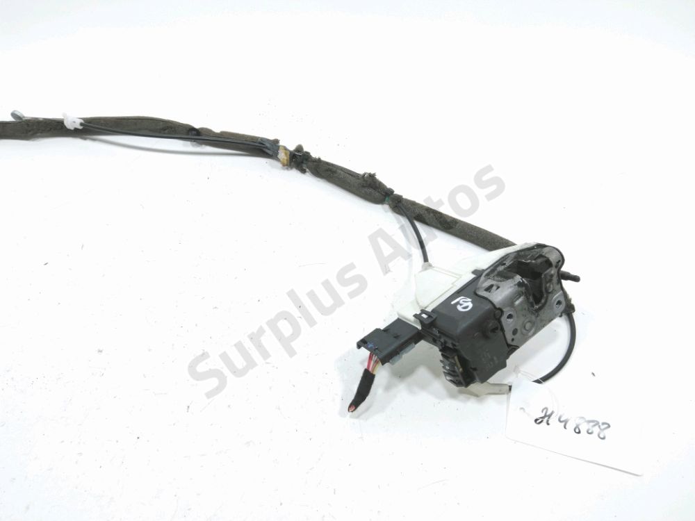 Serrure de porte coulissante droite