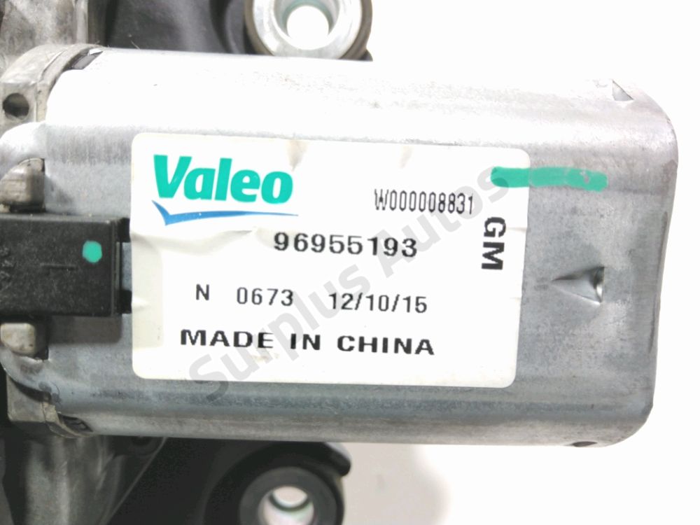 Moteur d'essuie glace arrière