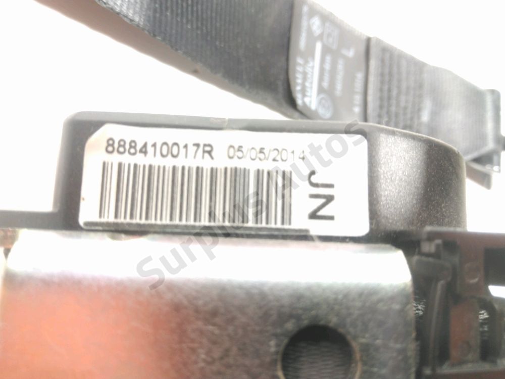 Ceinture arrière gauche