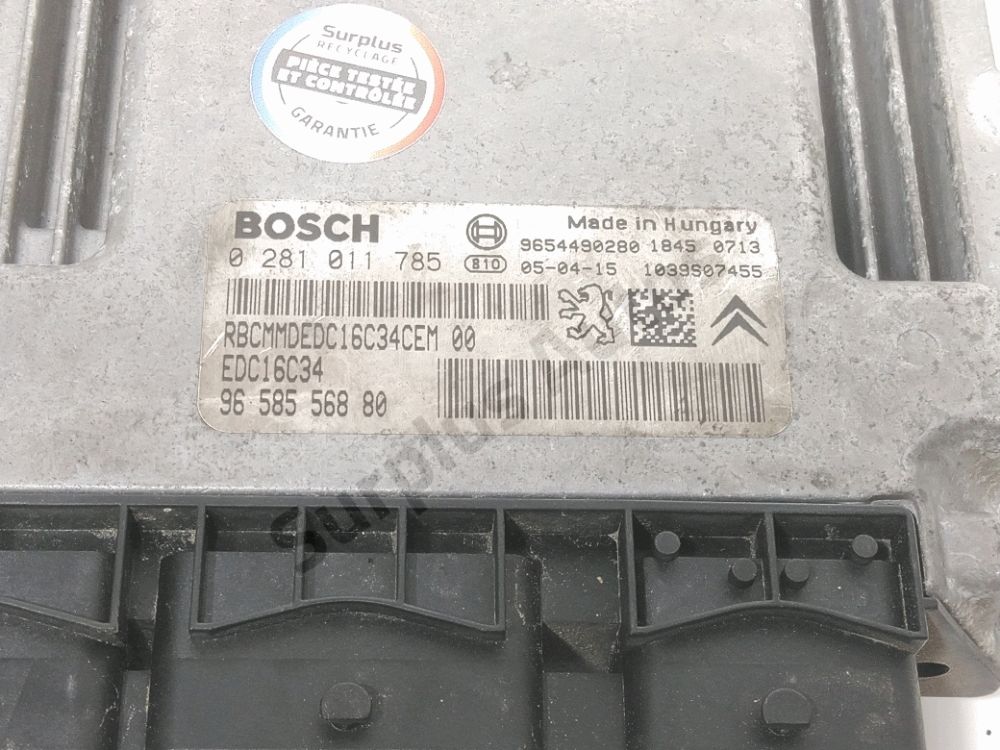Calculateur moteur