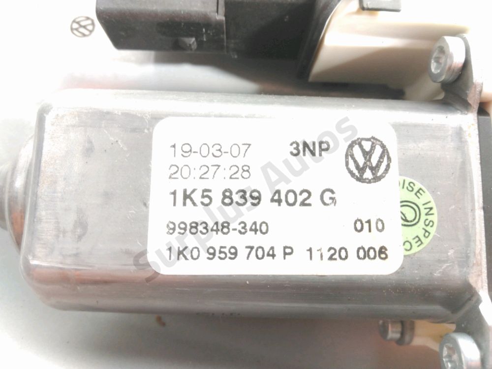 Lève-vitre électrique arrière droit