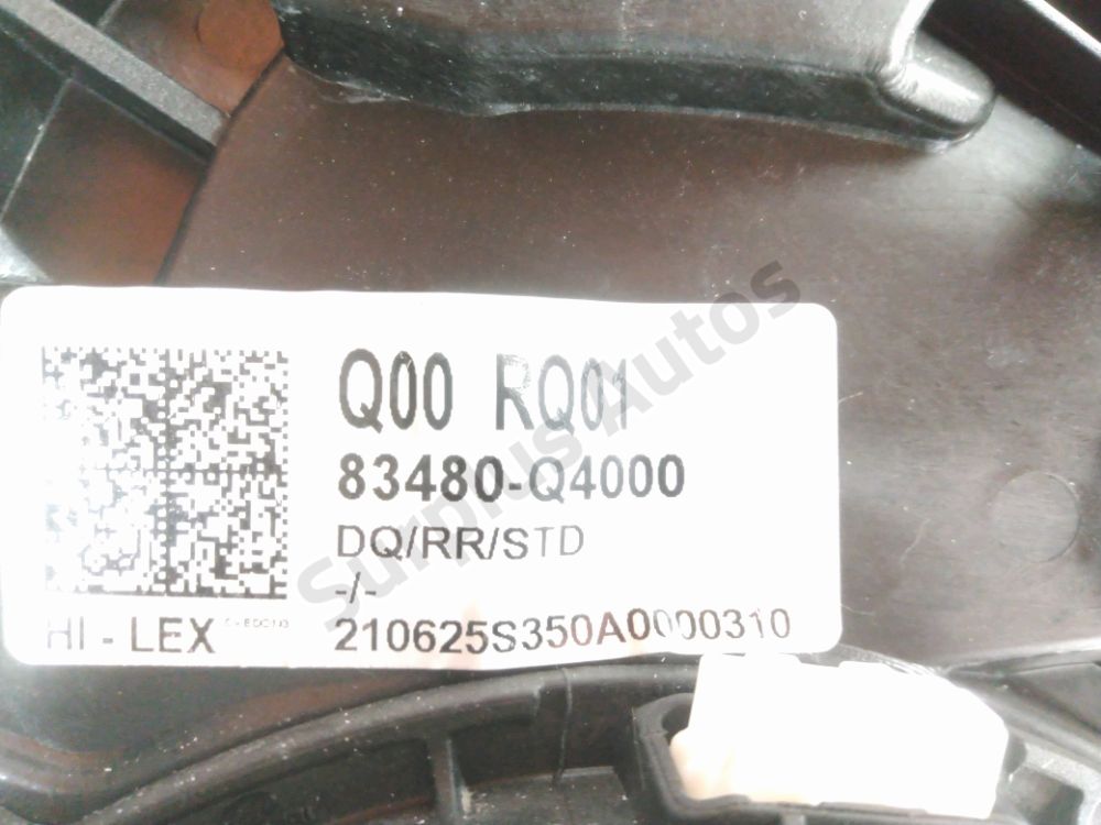 Lève-vitre électrique arrière droit