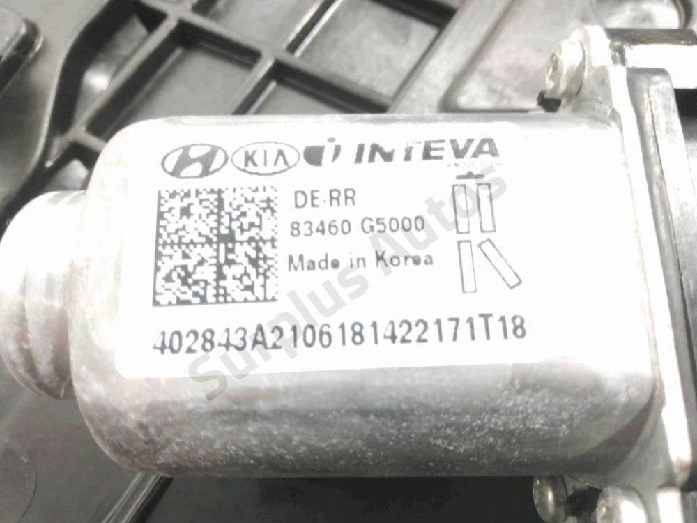 Lève-vitre électrique arrière droit