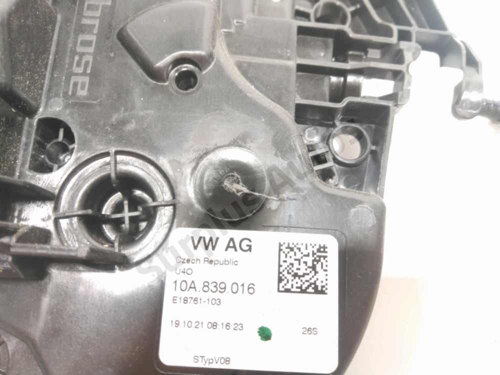 Serrure de porte arrière droite