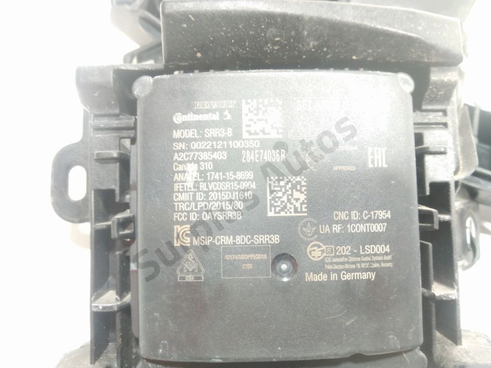 Support droit de pare-choc arrière