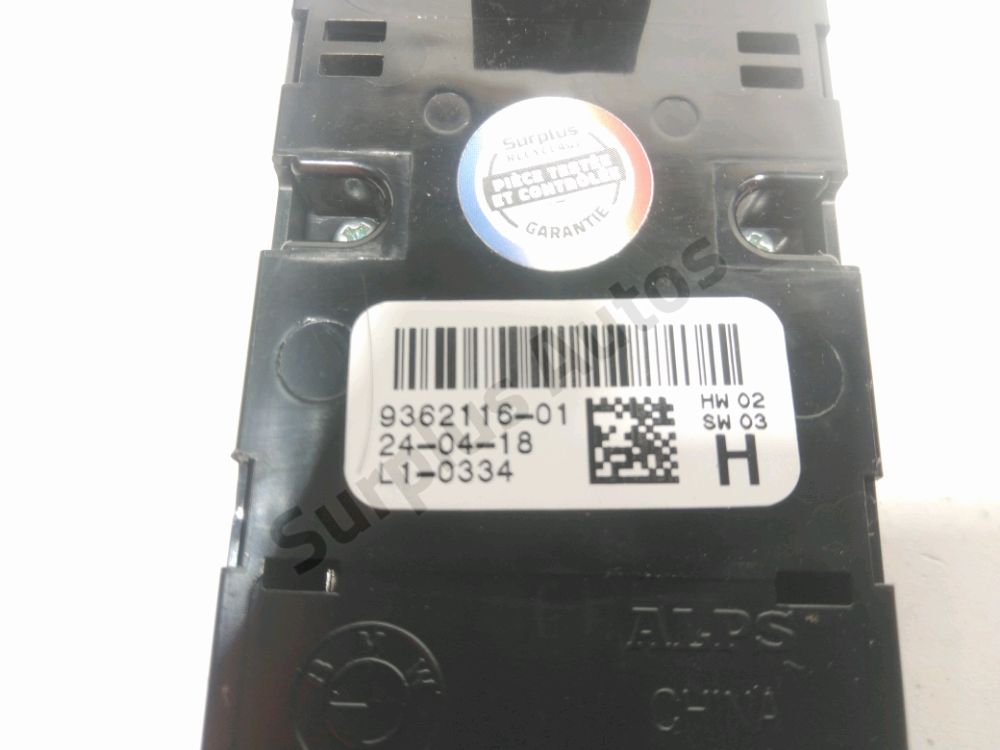 Commande lève-vitre avant gauche