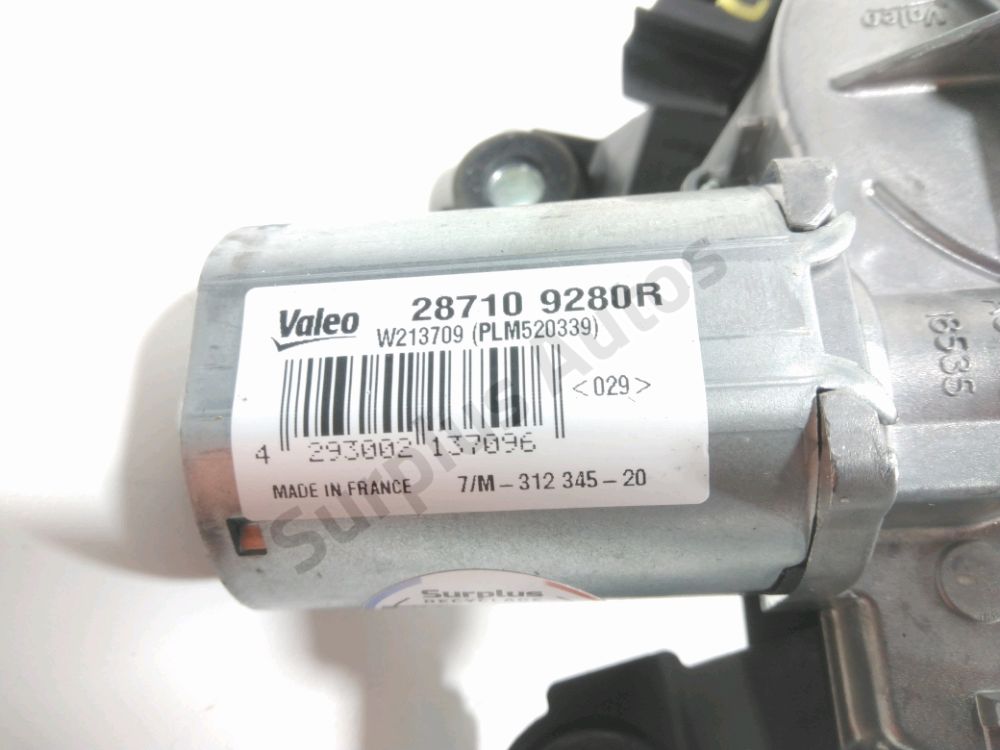 Moteur d'essuie glace arrière