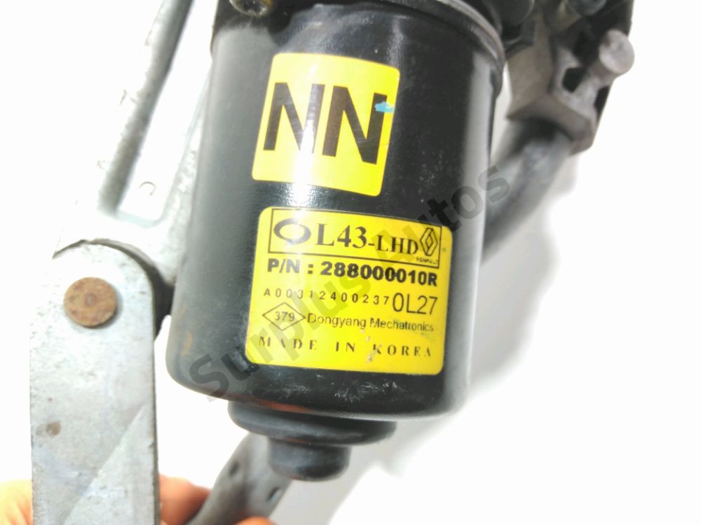 Mécanisme + moteur d'essuie glace avant