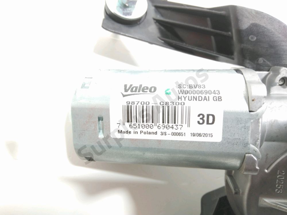 Moteur d'essuie glace arrière