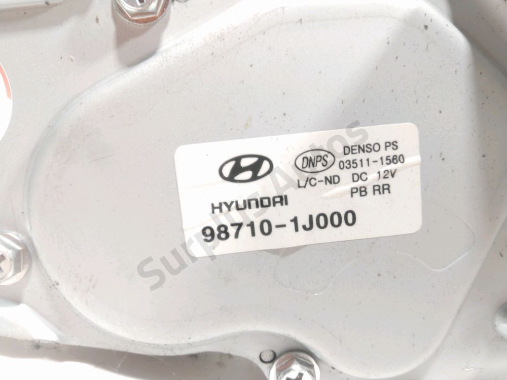 Moteur d'essuie glace arrière