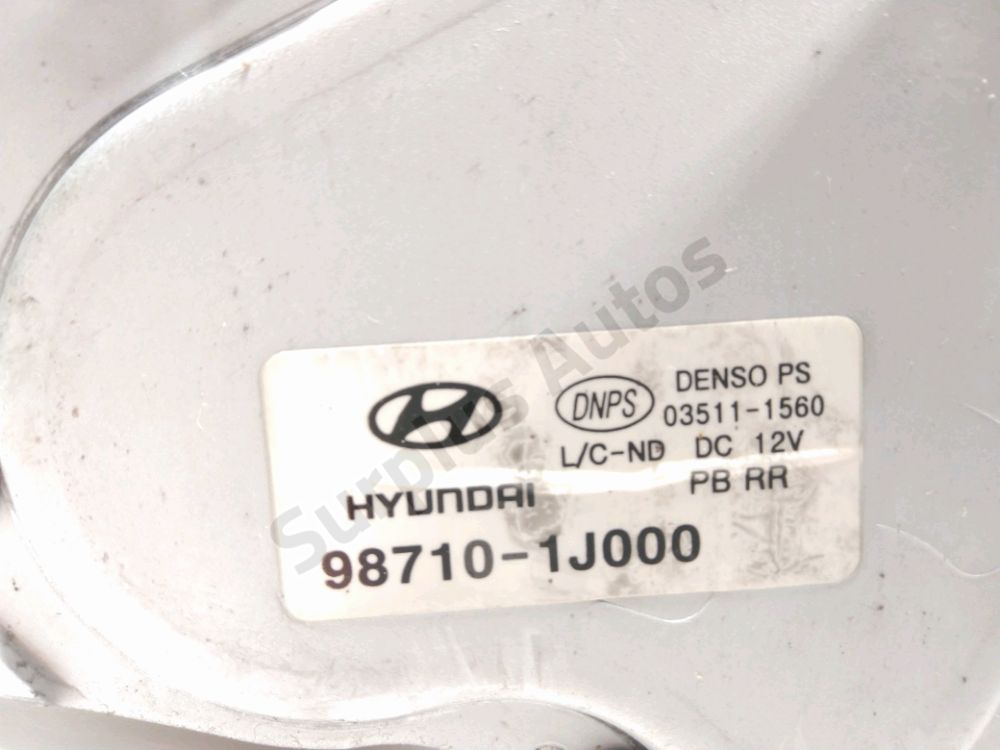 Moteur d'essuie glace arrière