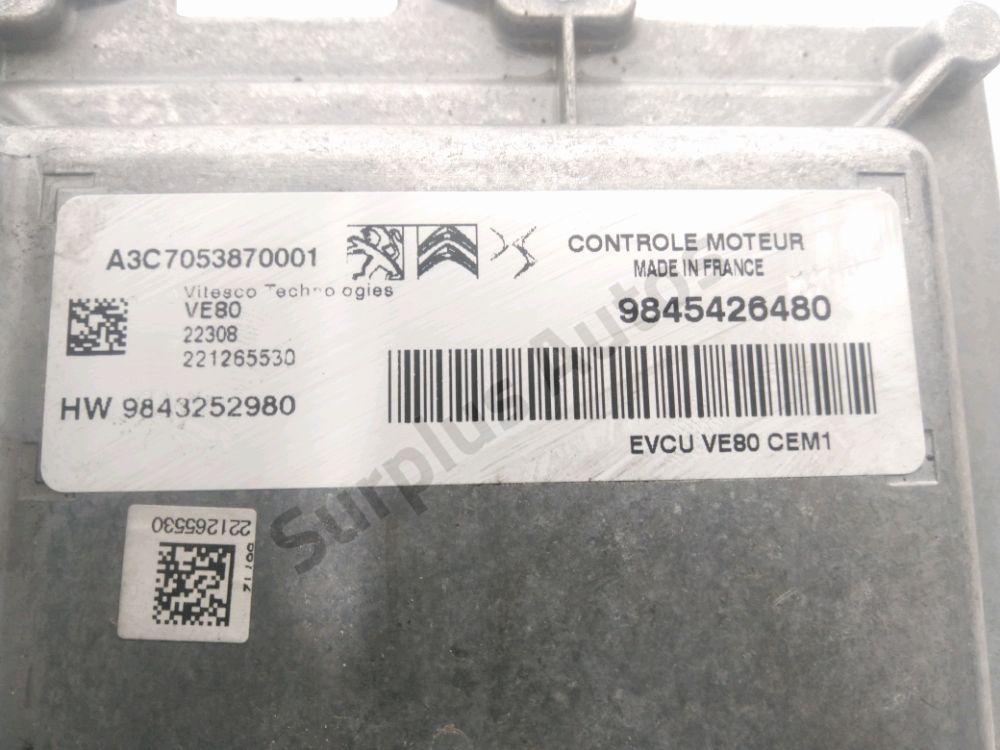 Calculateur moteur