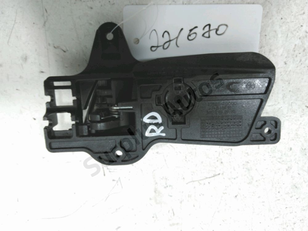 Poignée intérieure porte arrière droite