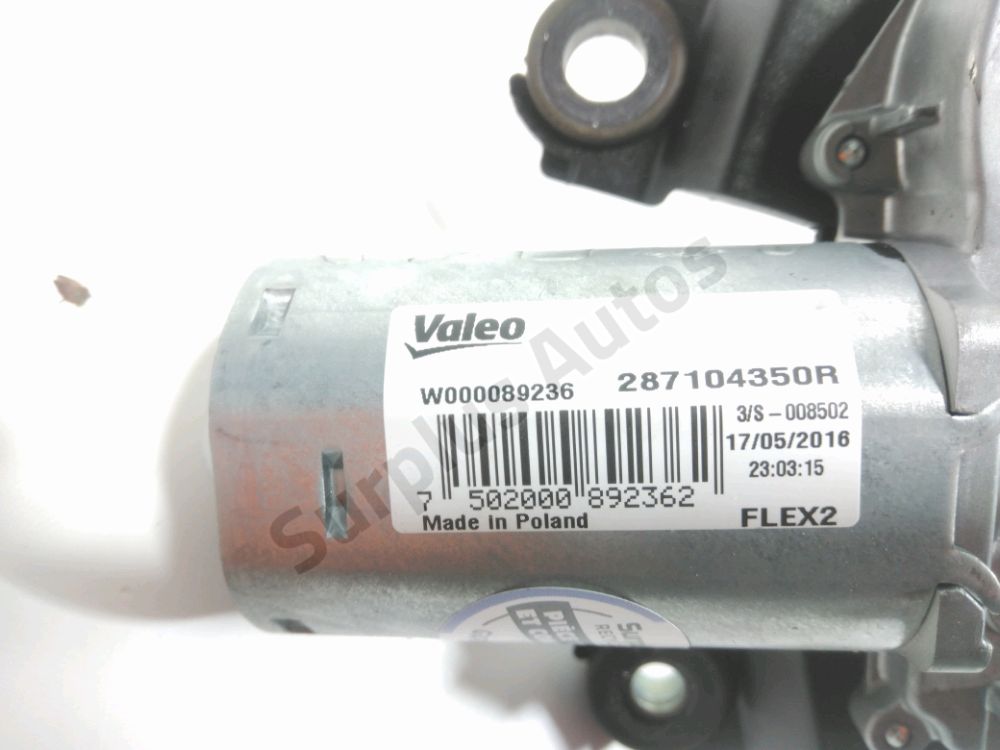 Moteur d'essuie glace arrière