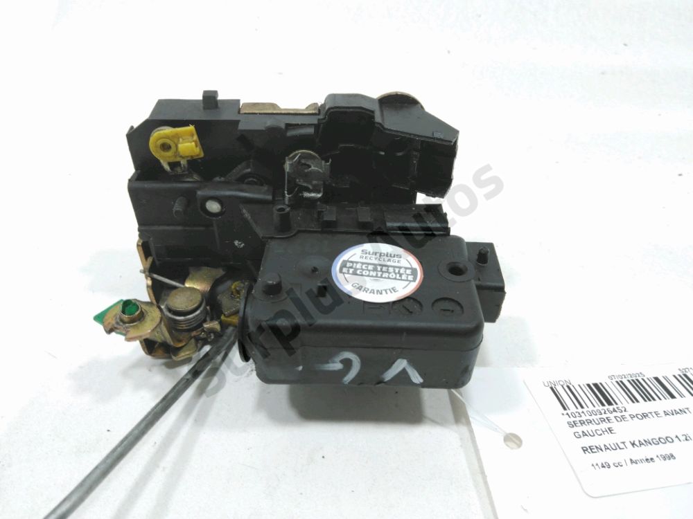 Serrure de porte avant gauche