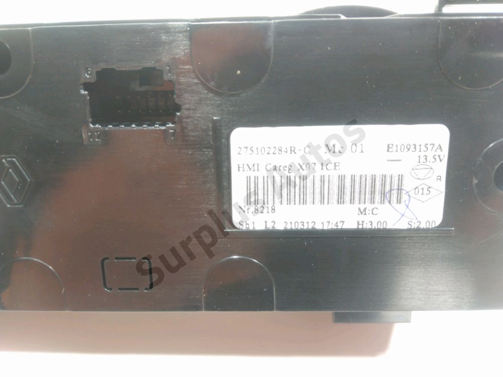 Commande de chauffage