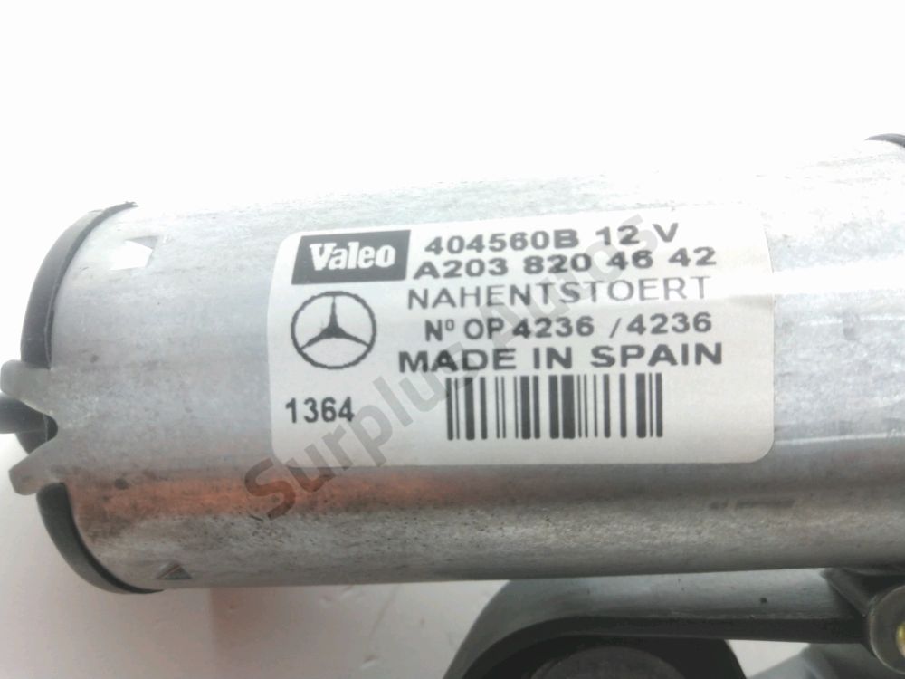 Moteur d'essuie glace arrière
