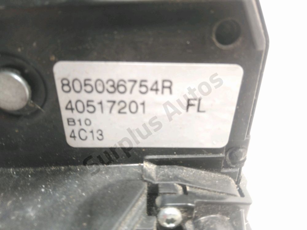 Serrure de porte avant gauche