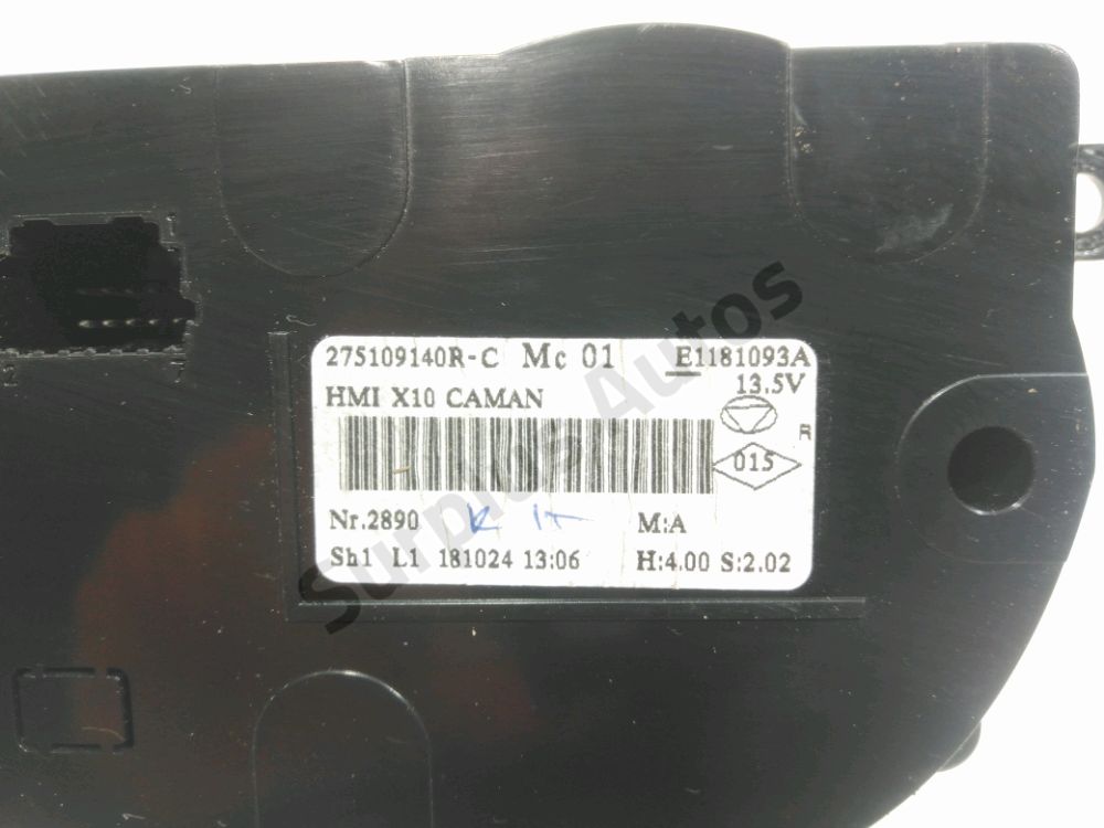 Commande de chauffage