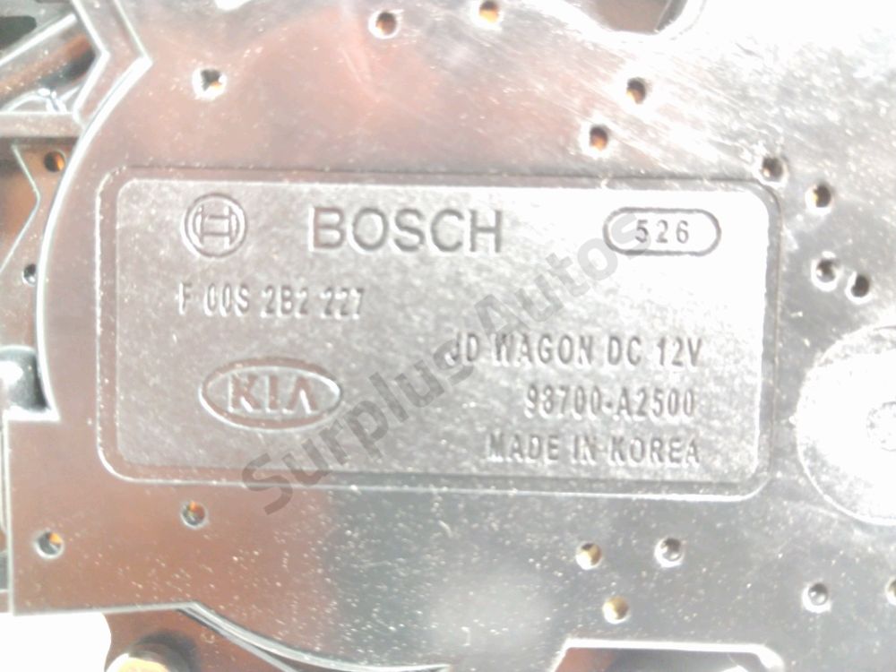Moteur d'essuie glace arrière