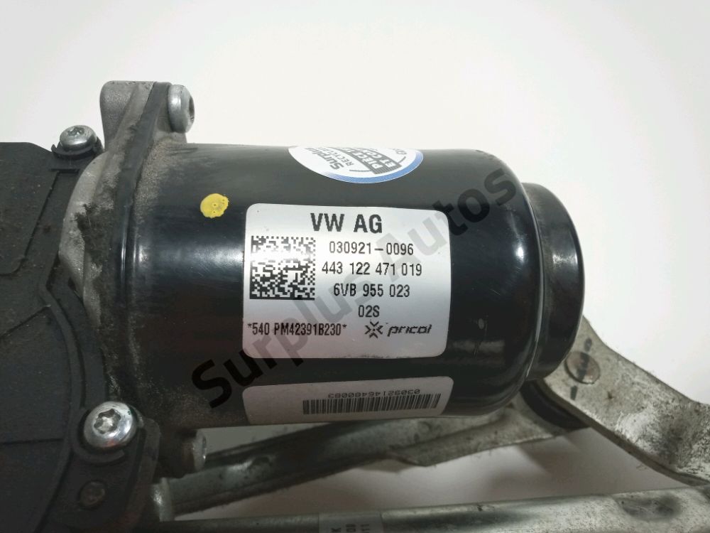 Mécanisme + moteur d'essuie glace avant