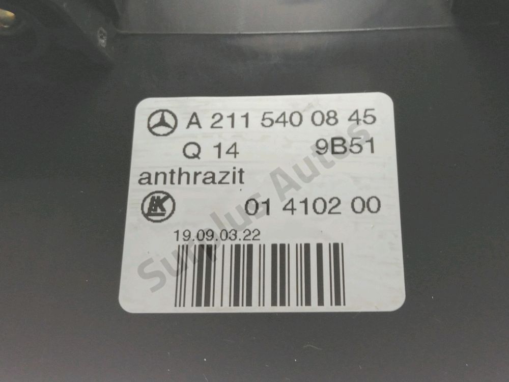 Commande éclairage