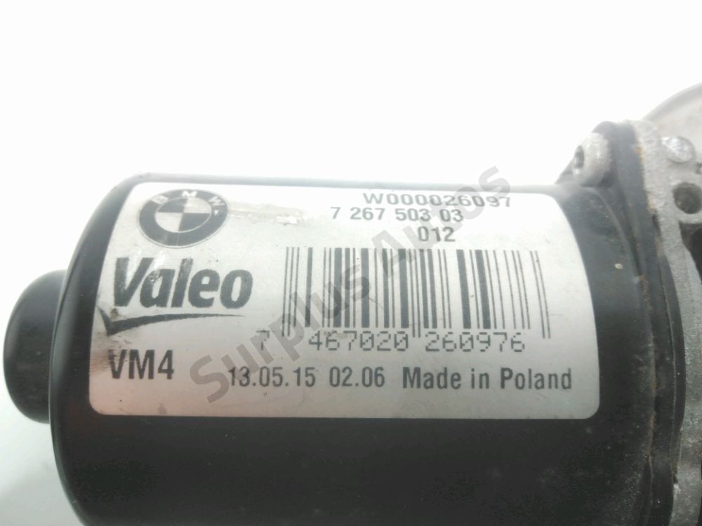 Mécanisme + moteur d'essuie glace avant