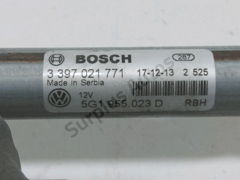 Mécanisme + moteur d'essuie glace avant