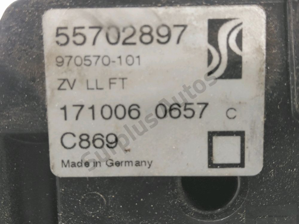 Serrure de porte avant gauche