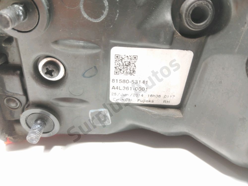 Feu arrière intérieur droit