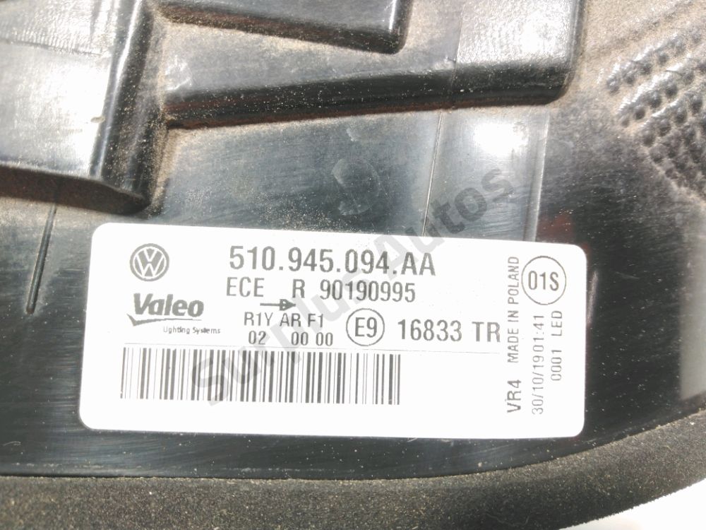 Feu arrière intérieur droit