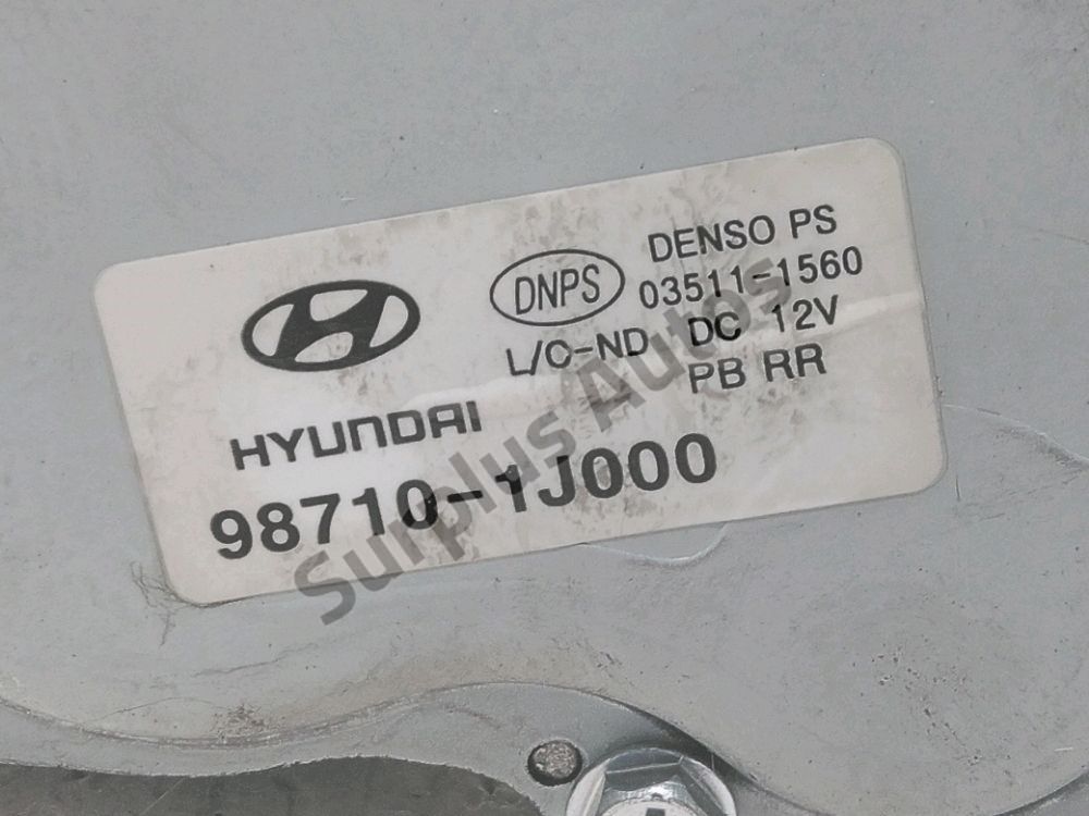 Moteur d'essuie glace arrière