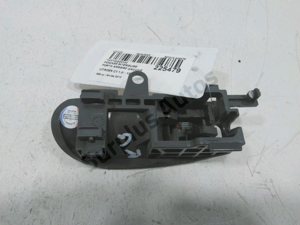 Poignée intérieure porte arrière gauche