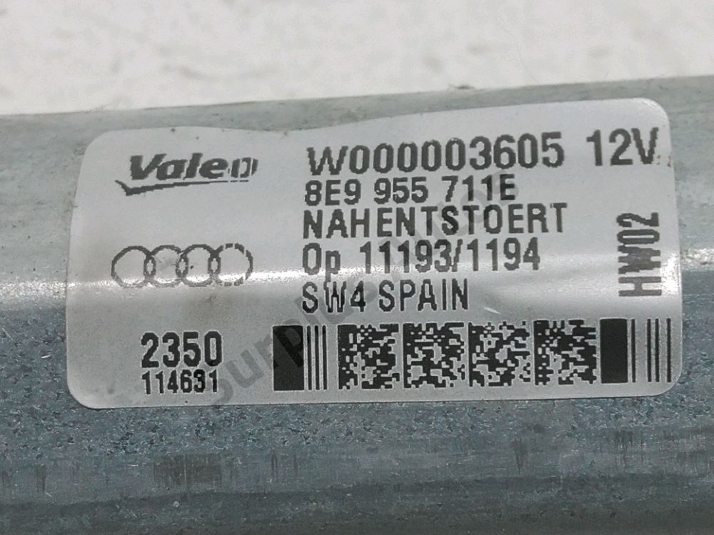 Moteur d'essuie glace arrière