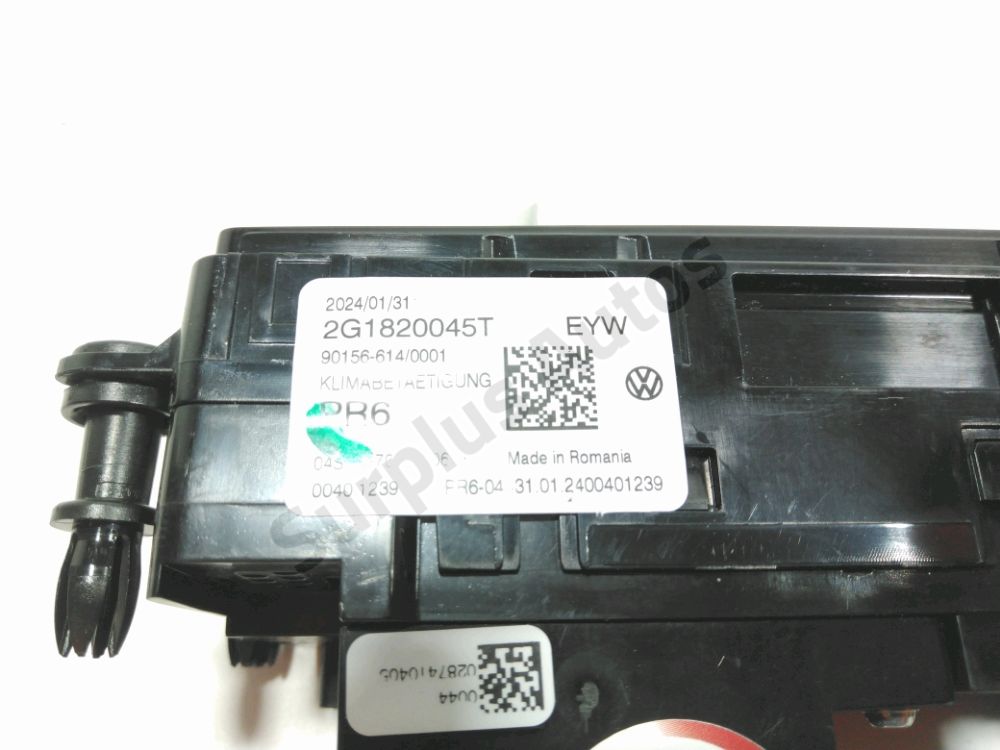 Commande de chauffage