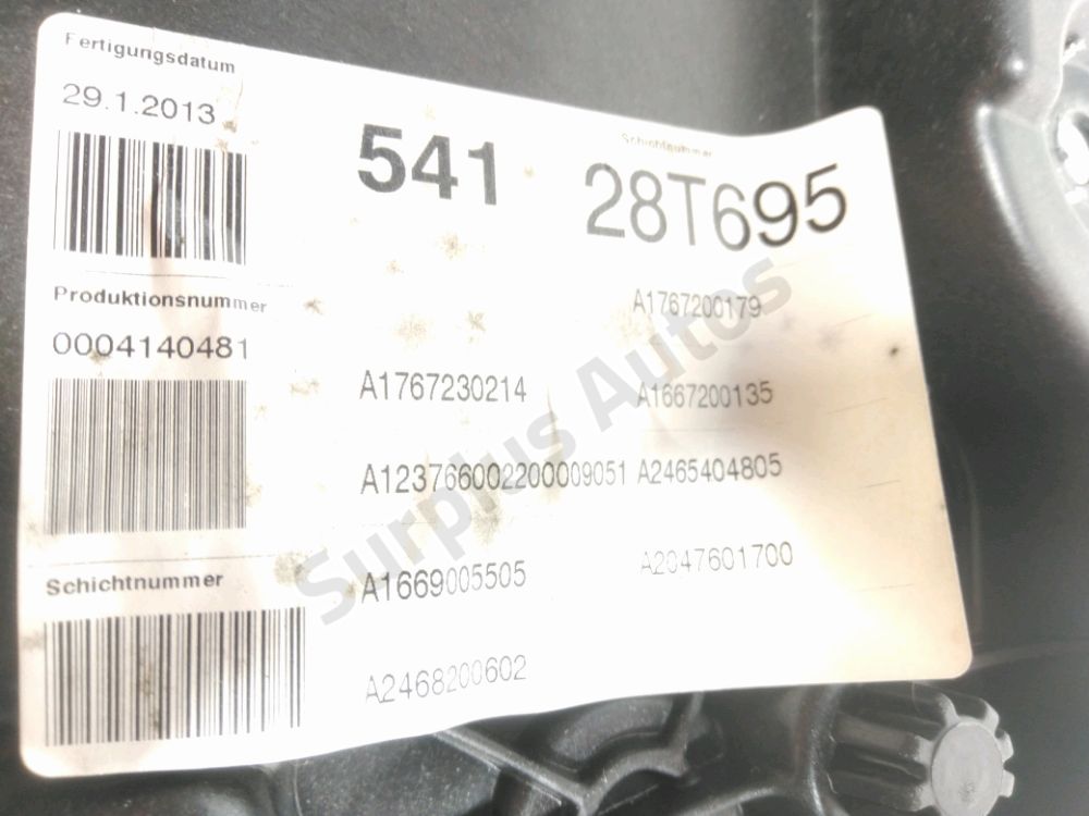 Lève-vitre électrique avant gauche