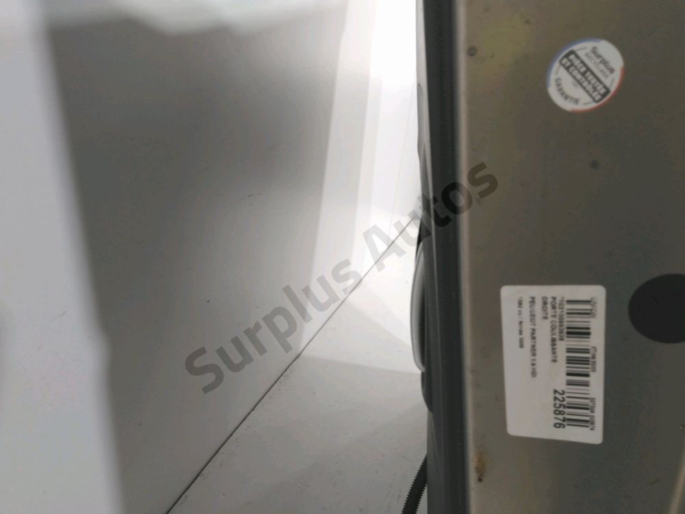 Porte coulissante droite